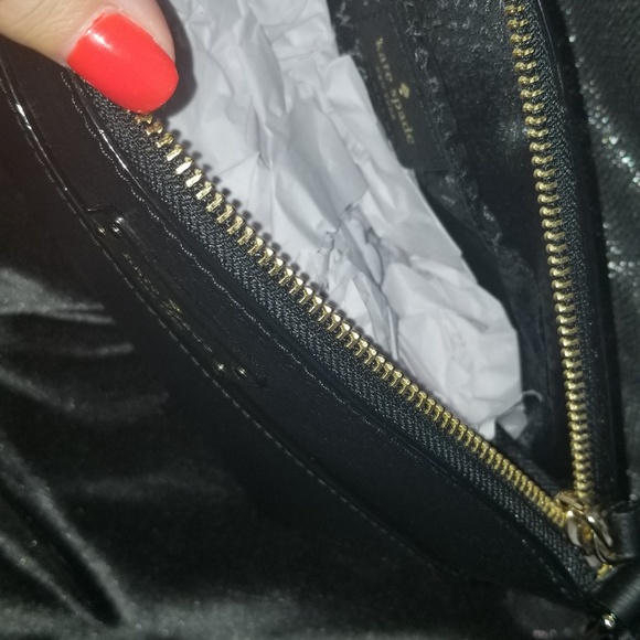 Kate Spade Black Leather Cross Body Bag - Picture 6 of 8